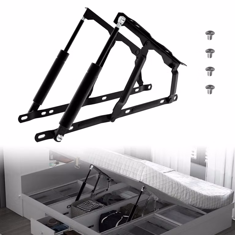 Meccanismo di sollevamento Bettlift, 53 cm, set da 2, colore nero, capacità di carico 60 kg