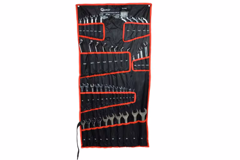 Set completo di chiavi a bussola da parete, 47 pezzi, modello HQ 09978