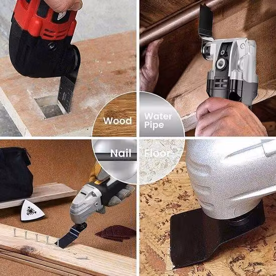 Lame universali per seghetti a mano, confezione da 50 pezzi, compatibili con Starlock, sgancio rapido, 50 pezzi