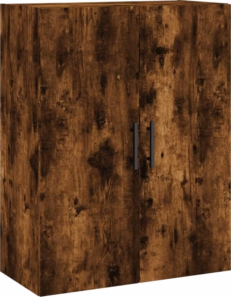 Mobile a Parete Rovere Fumo 69,5x34x90 cm