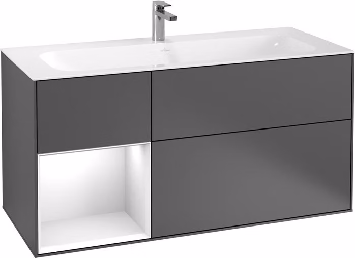 Villeroy & Boch V&B FINION mobile lavabo 1196x591x498 Reg Wln Ve/anth ma
