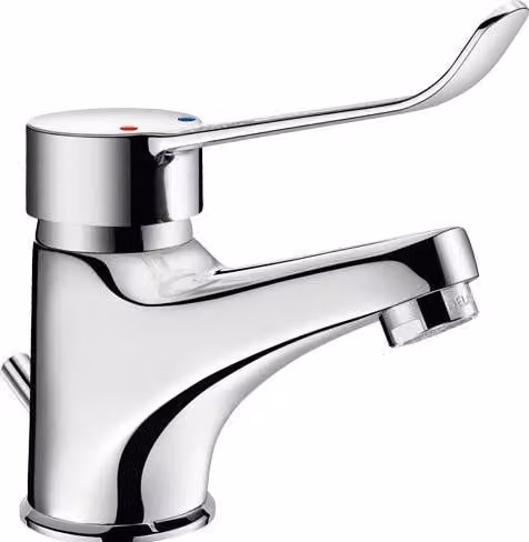Delabie EHM per WT H60mm, set di scarico a scomparsa, leva igienica