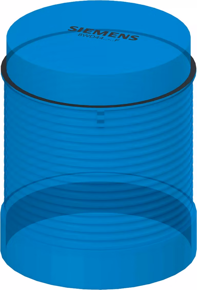 SIEMENS 8WD44500CF 8WD4450-0CF Colonna di segnalazione con elemento lampeggiante blu