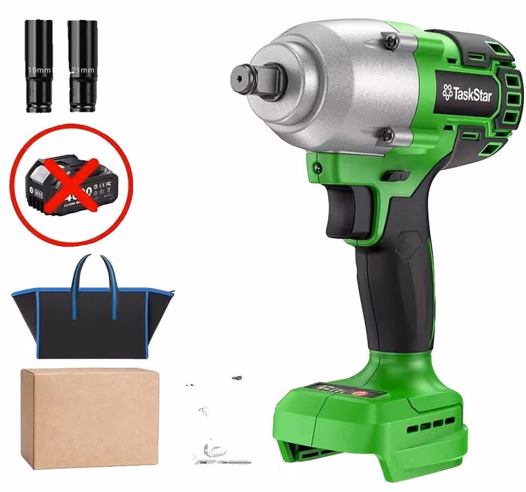 Avvitatore a impulsi, elevata potenza di coppia, design senza fili, senza batteria