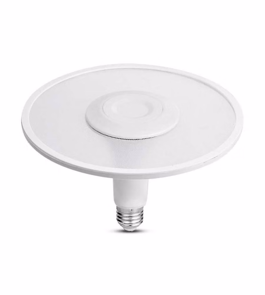 Lampadina LED Chip Samsung E27 11W UFO Acrilico Plastica 4000K
