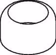 HANSGROHE 13919000 Rosone a sfera per miscelatore lavello
