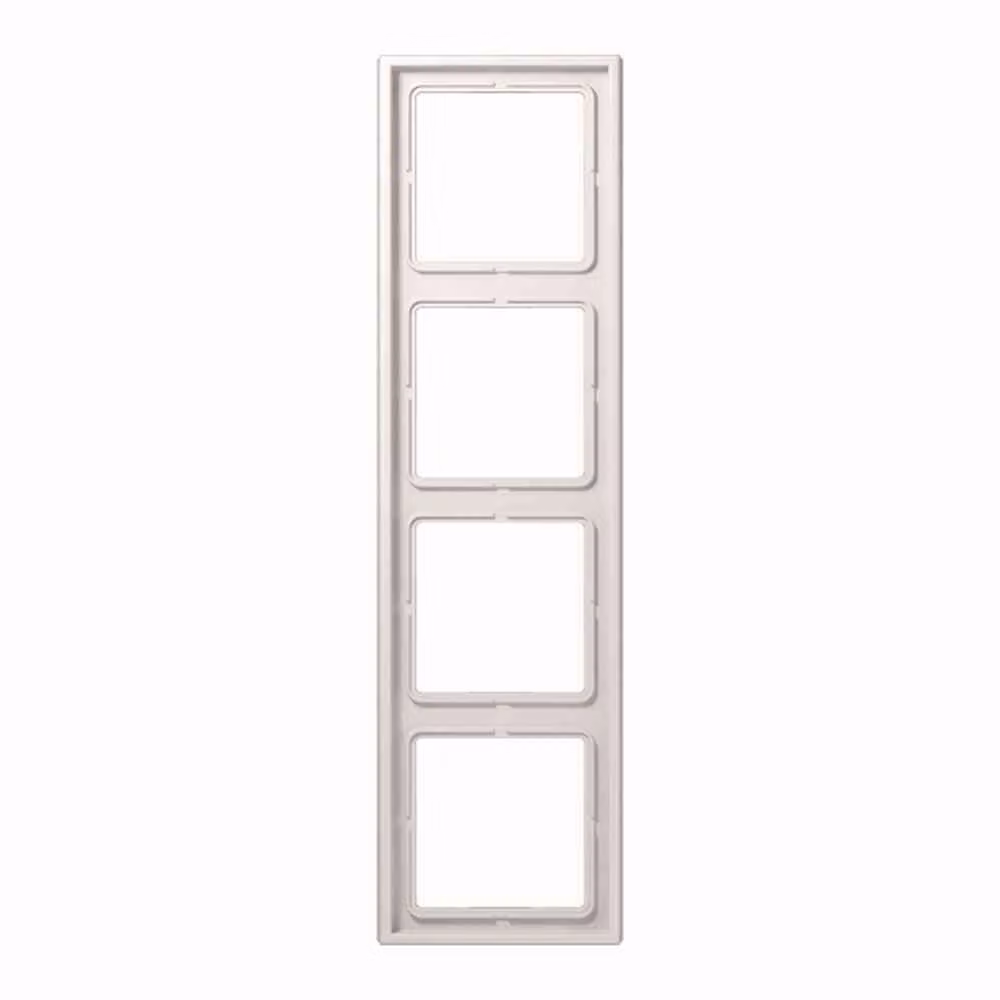 Jung LS 984 WW Telaio di copertura a 4 canali bianco alpino LS990