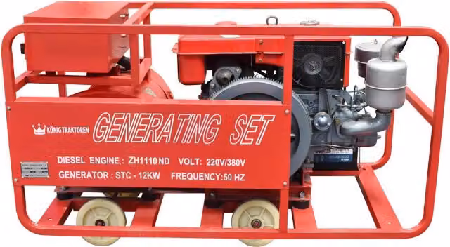 Generatore elettrico diesel Konig Traktoren STC-12KW 12kW 220/380V rosso