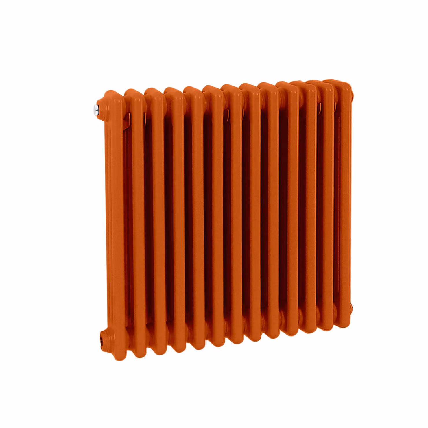 Radiatore Orizzontale a Colonne (2 Colonne) 600mm x 605mm - Arancione (Sunset Arancione) - Regent