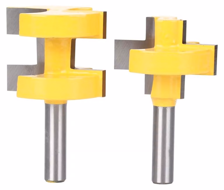 Frese a segmenti, 2 lame, diametro 8 mm, fresa a denti quadrati, fresa a inserti in metallo duro