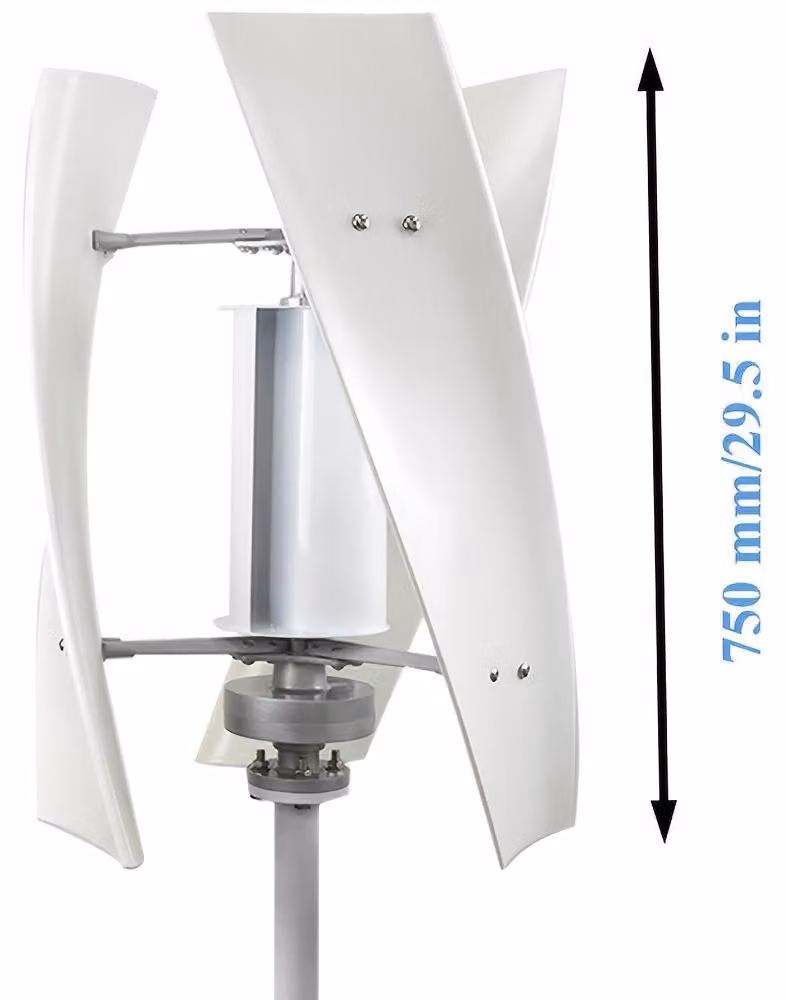 Turbina eolica verticale - Generatore eolico - Mulino a vento - Generatore di energia eolica - Sistema di energia eolica