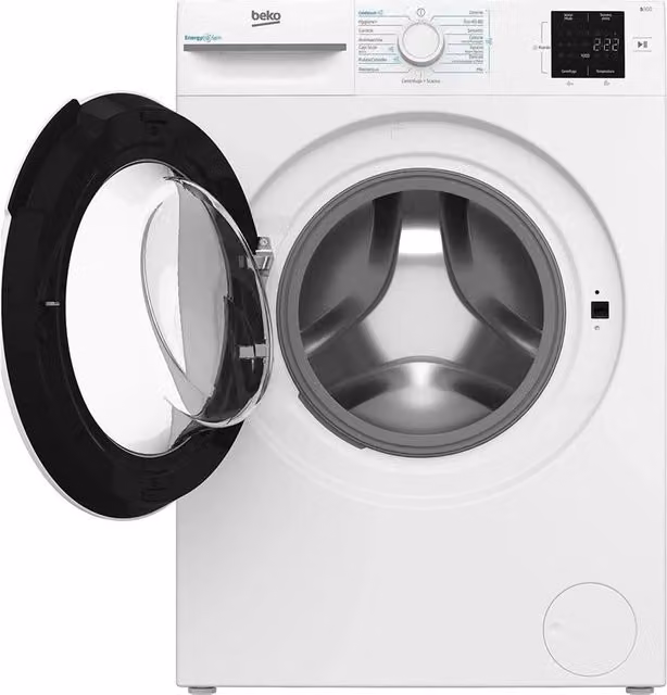 BEKO BMWRU3821W LAVATRICE A VAPORE CON CARICO FRONTALE, 15 PROGRAMMI, CAPACITÀ 8KG 1200G