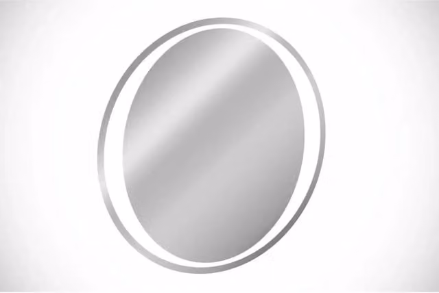 Specchio Bagno LED Rotondo 60 cm Retroilluminazione Bianca Design