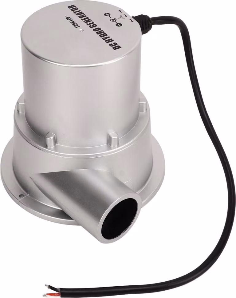 Turbina ad acqua Generatore di energia idrica Motore senza spazzole a magnete permanente Piccolo generatore di energia idrica SJ18C