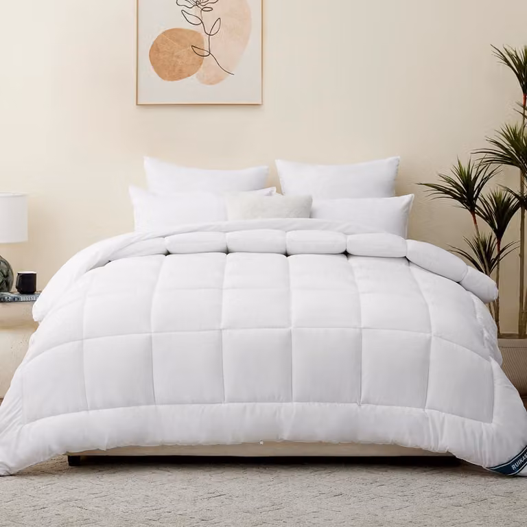 Copertura per letto, dimensioni 240 x 260 cm, imbottitura 450 g/m², ideale per la camera da letto