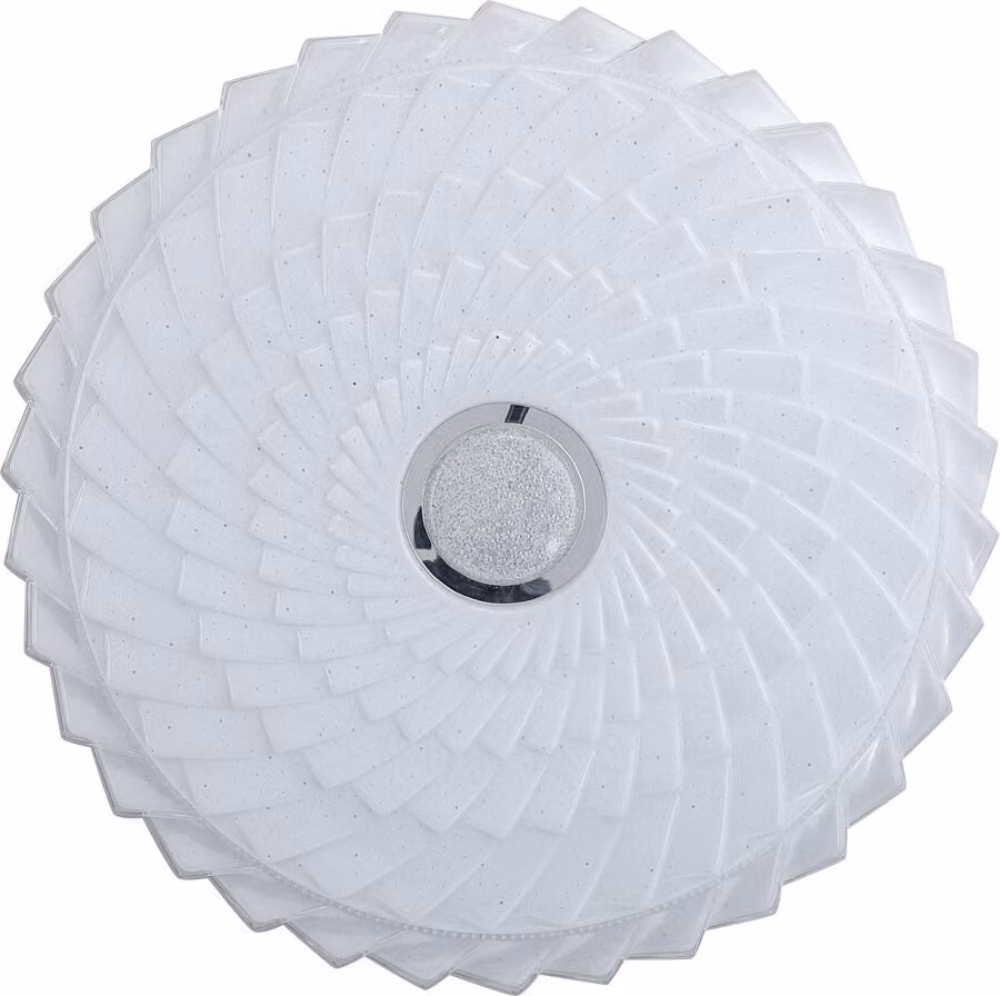 Plafond decorativo a soffitto per soggiorno camera da letto bianco rotondo Ø48cm colore neutro LED 48W ARNI Italux