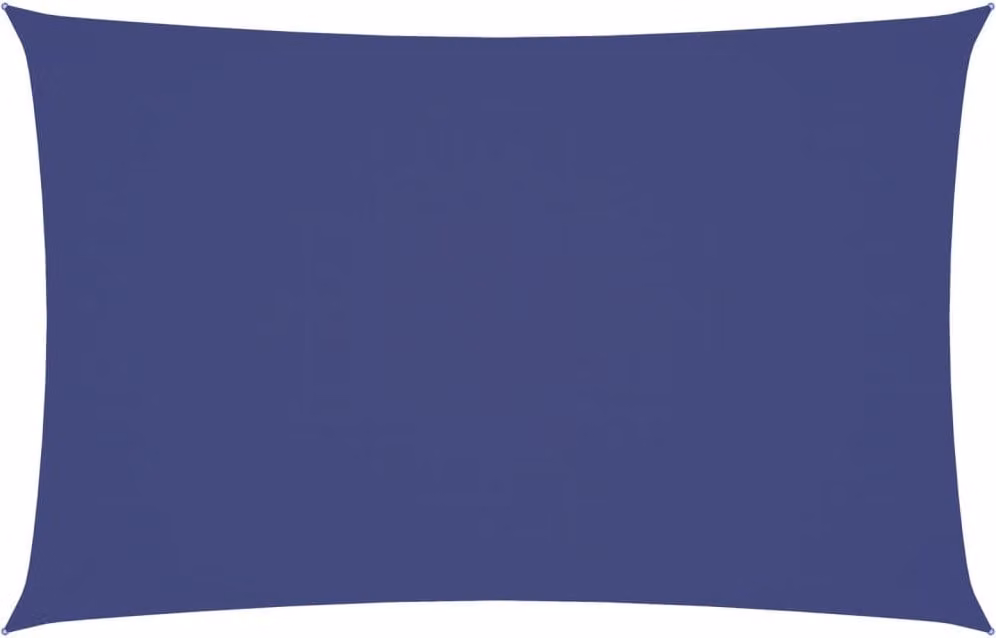 Parasole a Vela Oxford Rettangolare 2x4,5 m Blu