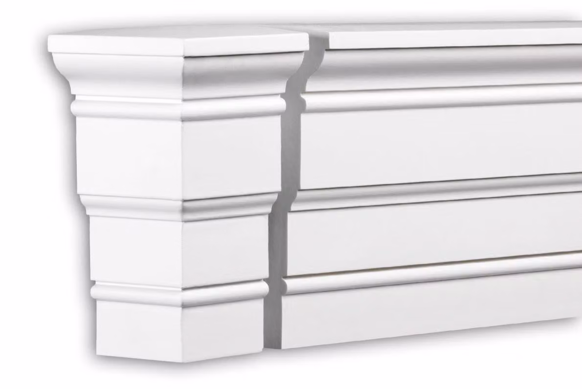 Elemento terminale Profhome 404332 Cornice di facciata in stile classico