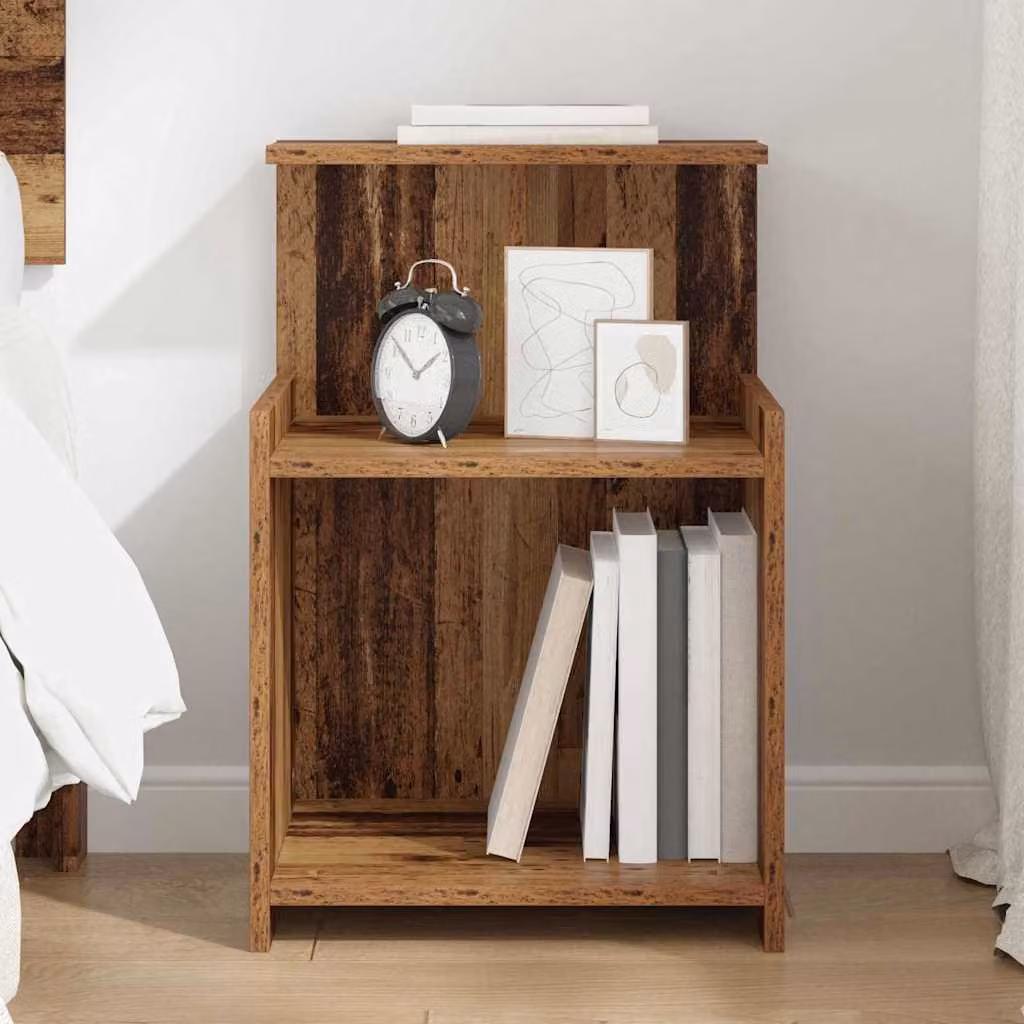 Armadio da notte moderno vidaXL in legno marrone L 40 cm x P 35 cm x H 60 cm