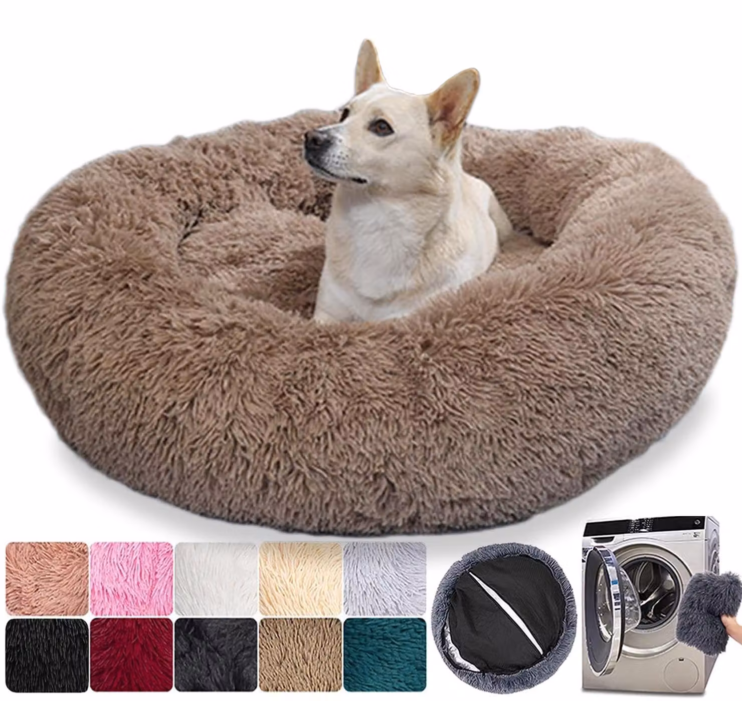 Cuccia per cuccioli, cesta per gatti adatta anche ai cani, estraibile, cuscino confortevole per cani