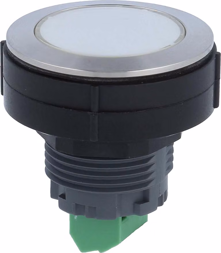 Georg Schlegel Spia LED a 2 colori, illuminabile a 24 V, rotonda, KOMBITAST-R-JUWEL Attacco a vite, sezione trasversale