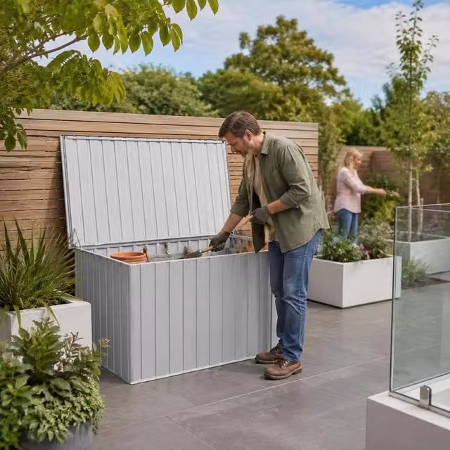 Garden Box Grey 171x99x93 Cm