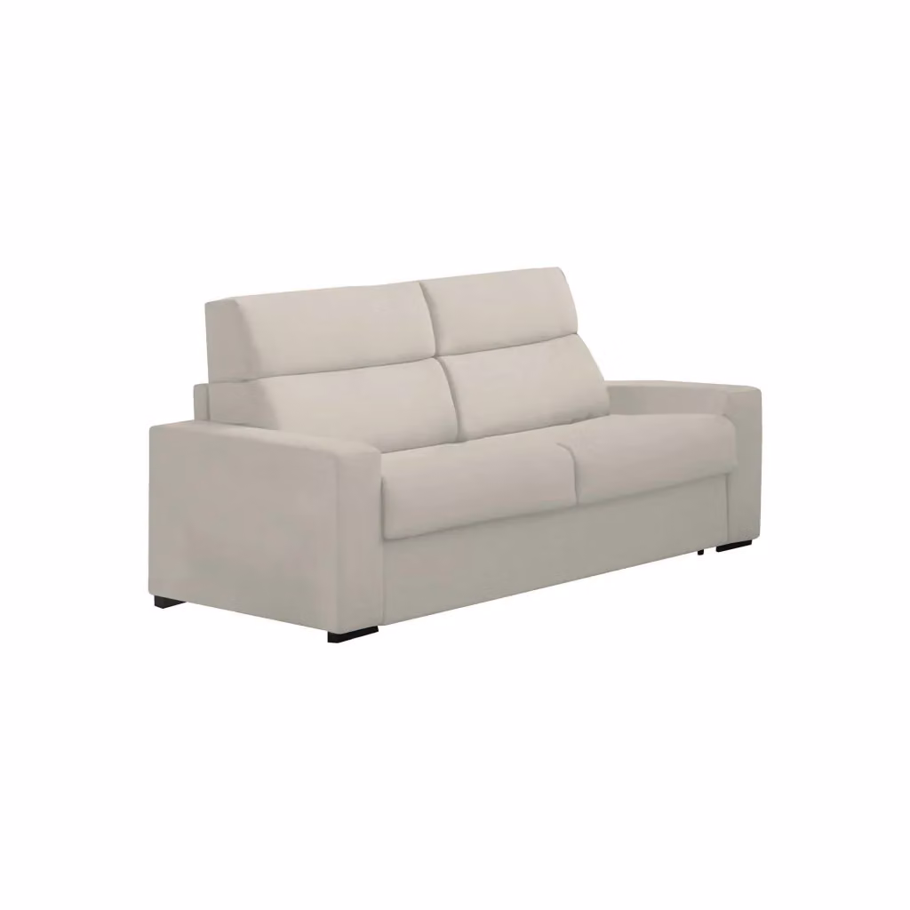 Letino Divano Fisso 2 Posti Sfoderabile Made in Italy Beige L: 200 cm, P: 95 cm, H: 100 cm – 2