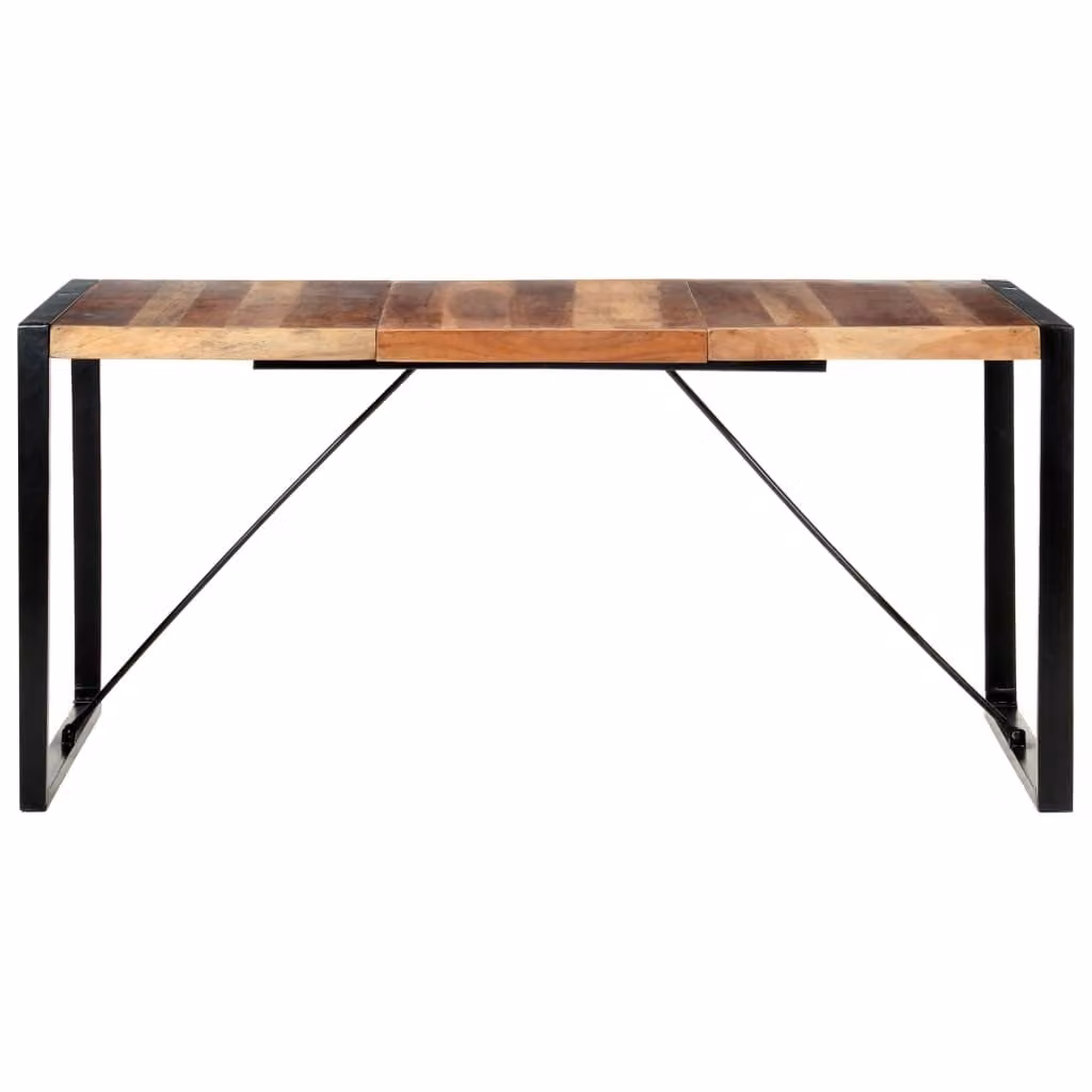 Tavolo da Pranzo 160x80x75 cm in Legno Massello