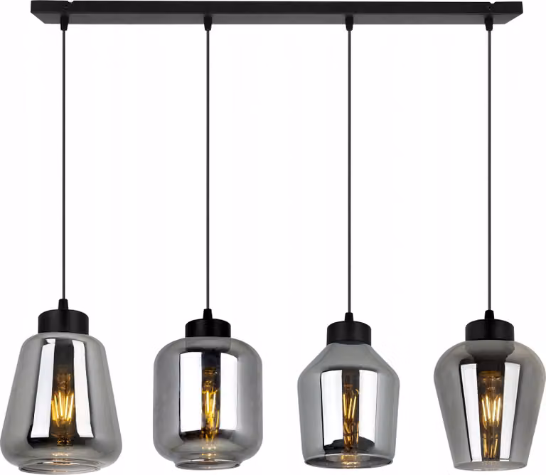 Moderna Ed Elegante Lampada A Sospensione Con Paralume In Vetro