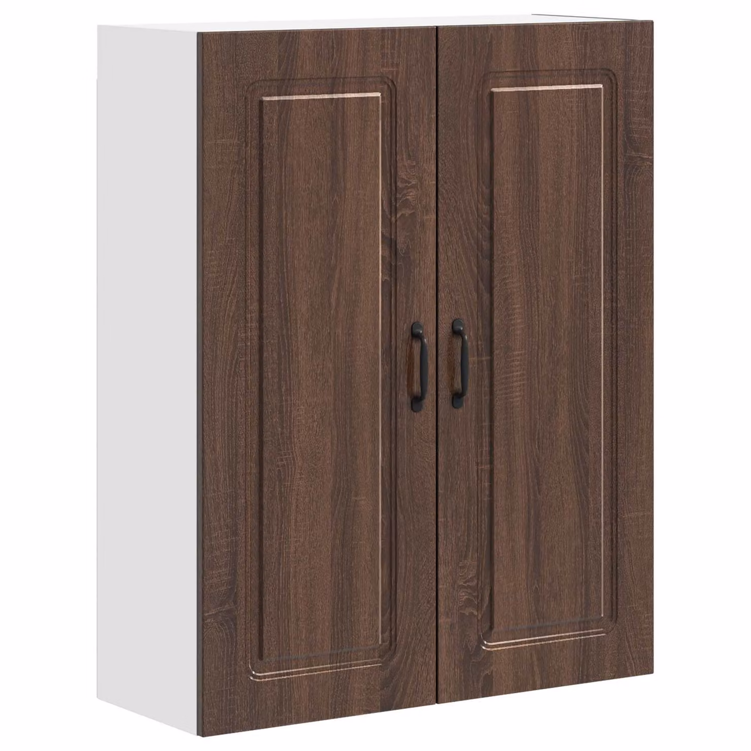 vidaXL Pensile da cucina Kalmar moderno in legno marrone L: 80 cm, P: 31 cm, H: 100 cm