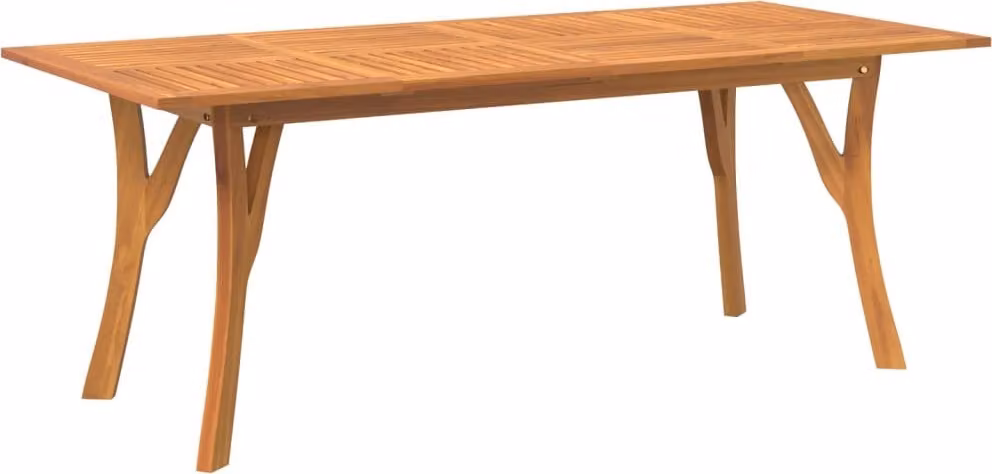 Tavolo da Giardino 200x90x75 cm Legno Massello di Acacia