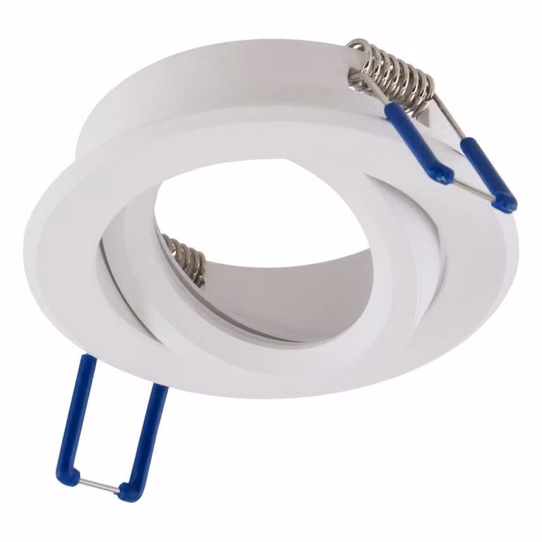 EVN da incasso a soffitto, rotondo, bianco, IP20, GX5.3, 12 V, diametro di incasso 68 mm