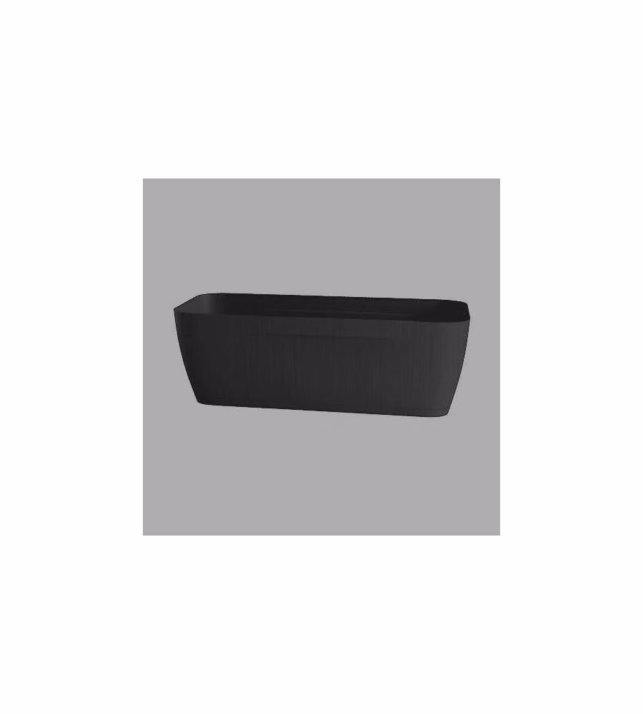 Telcom Fioriera Balconetta Equa 50 cm Antracite Finitura Striata Riciclabile