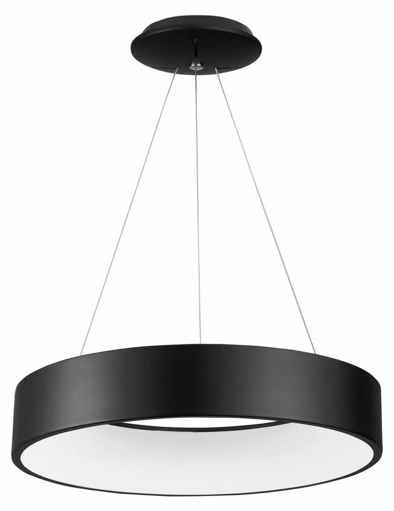 Lampada a sospensione LED Ø 60cm Rando 2520lm , 3000K Nero