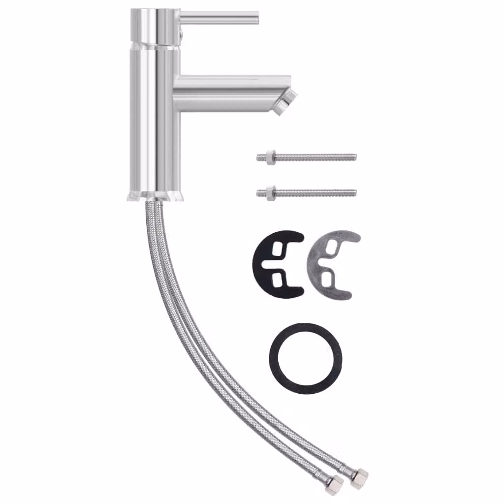 Rubinetto per Lavabo del Bagno Finitura Cromo 30x176 mm