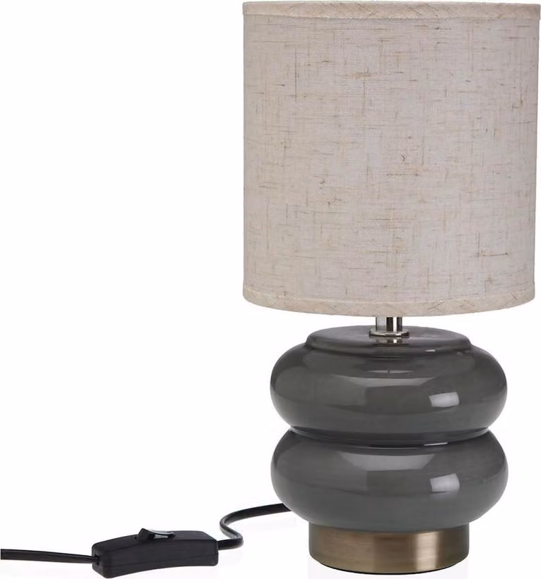 Lampada da tavolo Versa Onkara grigio
