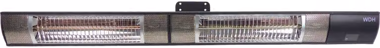 Riscaldatore a infrarossi - 3000 W - Argento - Elemento riscaldante in fibra di carbonio - Per uso esterno