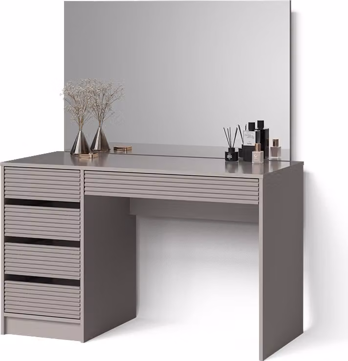 Tavolo da trucco Livinity Imola Cachemire 120 cm con specchio, Model 53113