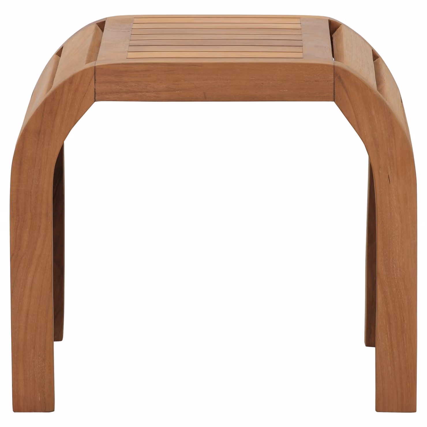 Tavolino Alpes in legno massello di teak resistente alle intemperie
