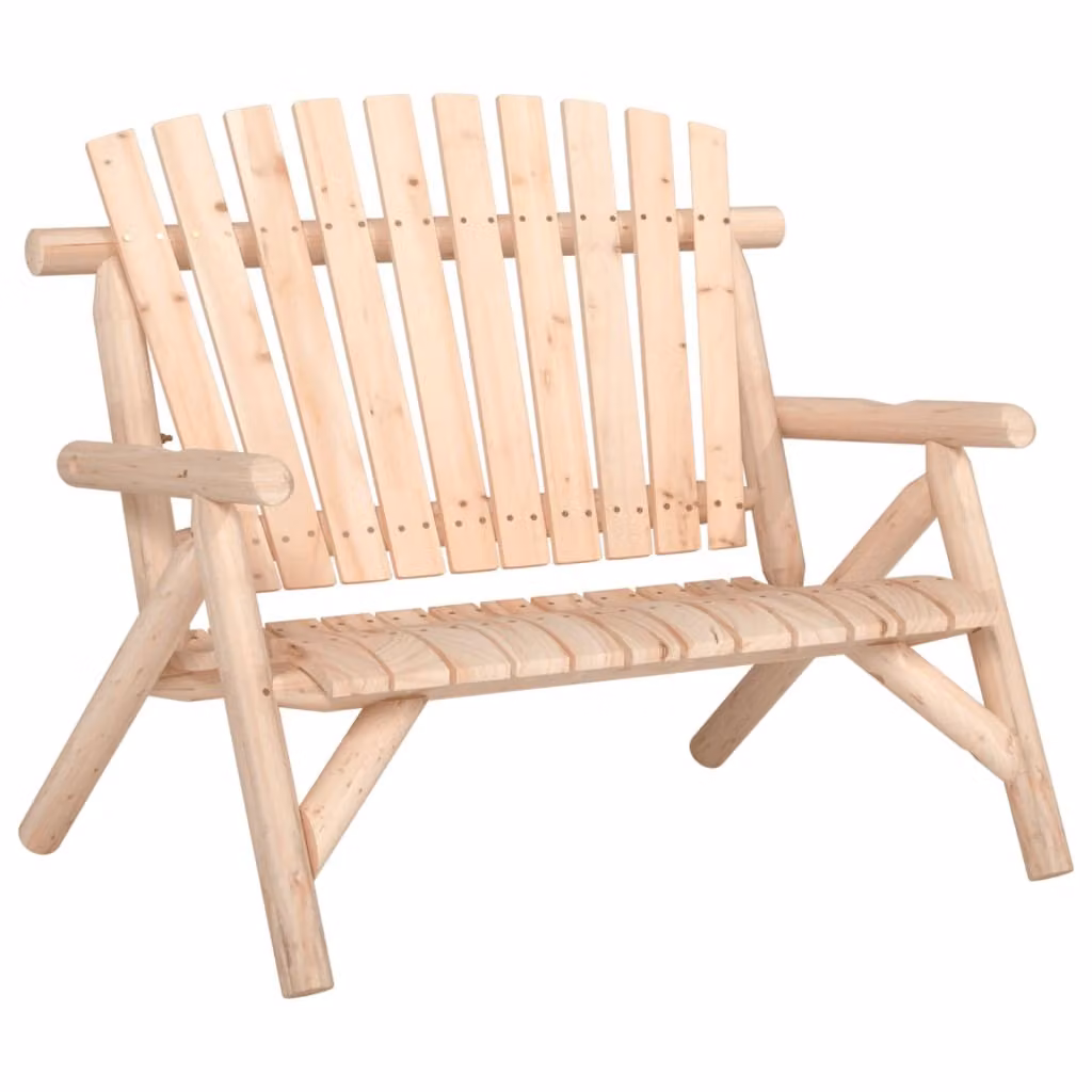 Set da giardino 3 pezzi vidaXL in legno massello di abete rosso