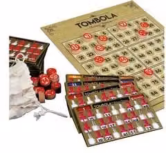 Gioco Tombola Deluxe 16800 Clementoni multicolore