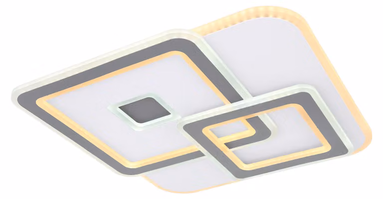 Globo Lighting plafoniera in metallo bianco, LED
