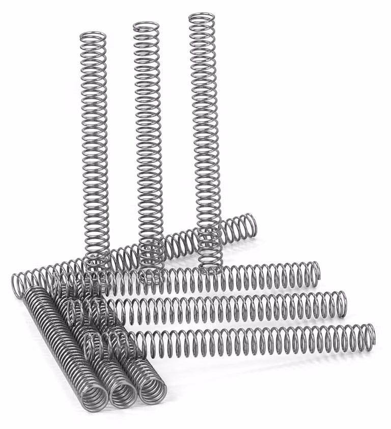 Molle a compression in acciaio inossidabile, confezione da 10 pezzi, dimensioni 0,8x8x80 mm, peso 1,44 kg