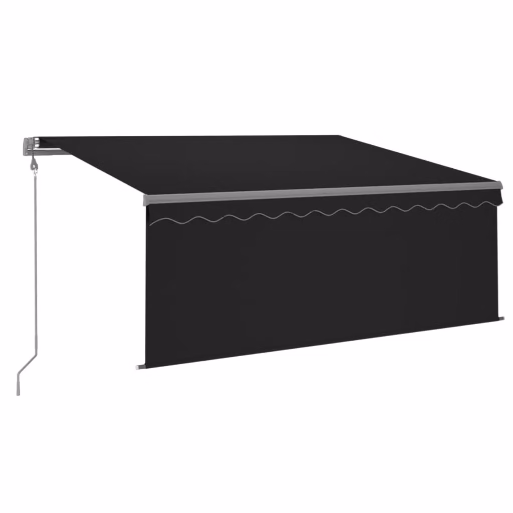 Tenda Automatica Parasole LED Sensore Vento 3x2,5m Antracite