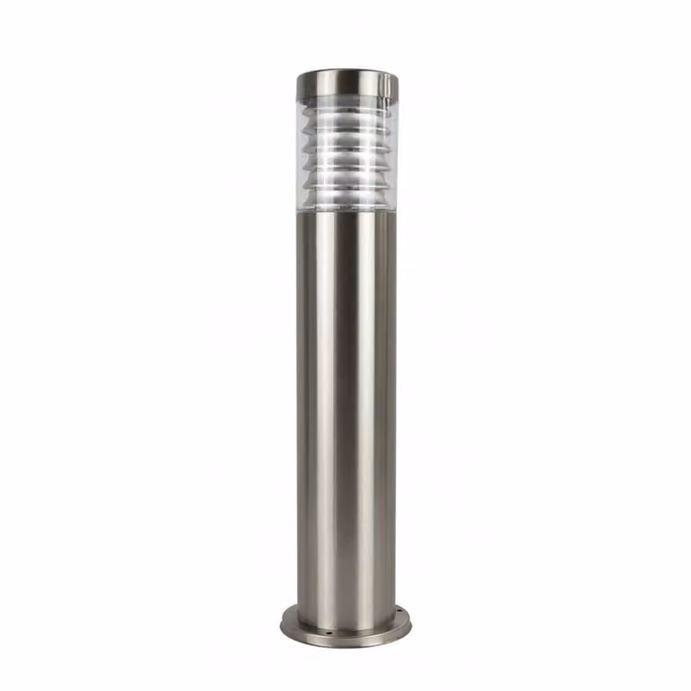 Palo da giardino in acciaio inossidabile 75x11,4 cm, 1xE27, argento, IP44, SU-MA Joy 91065L-750