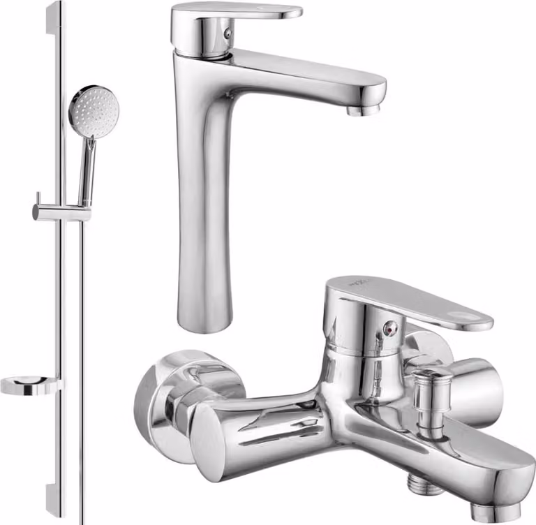 Mexen Kama DS75 set vasca, cromo - 72513DS75-00
