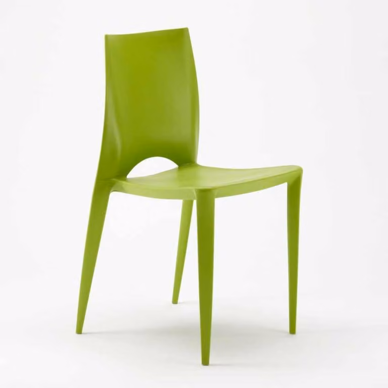 Sedia da pranzo Sedia da tavolo Sedia da bistrot Design colorato Colore - Verde
