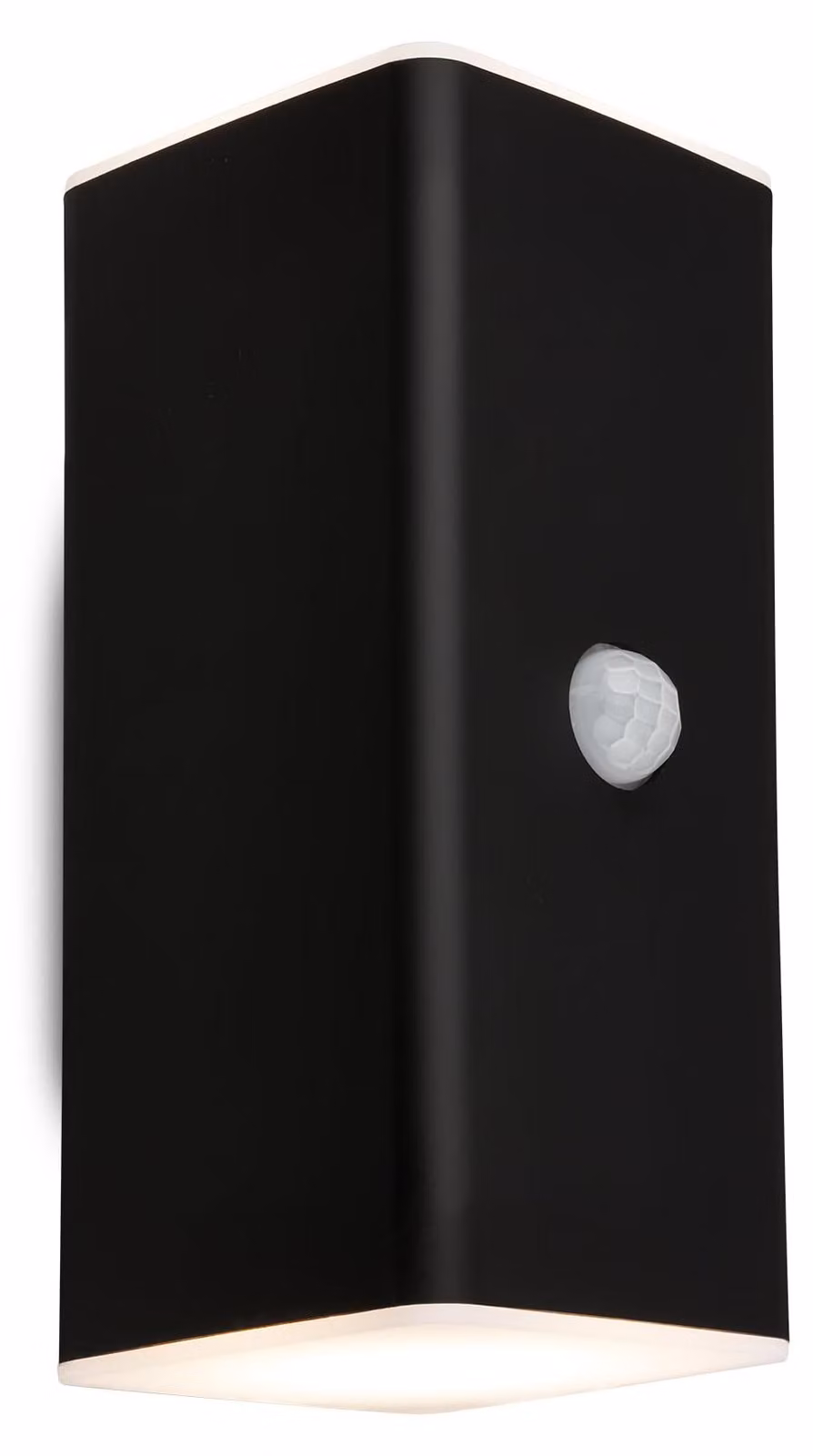 Lampada da parete a LED ricaricabile con sensore di movimento, dimensioni 15,5x6,5x8,5 cm, colore nero