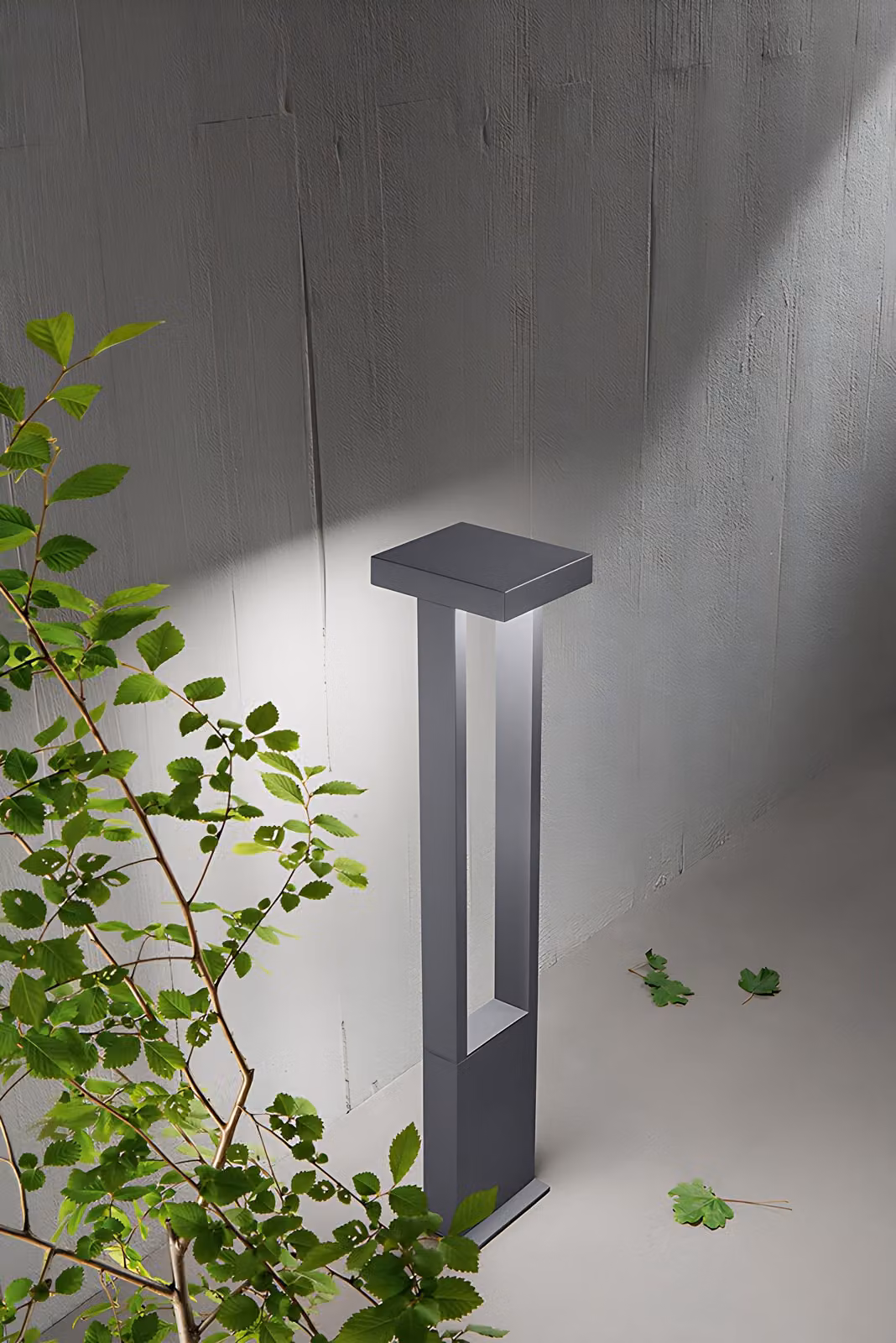 Kapp - Paletto da Giardino a Led 14W, IP65, 1120lm, H.65cm, 3000K, Alluminio Verniciato, Paletto da esterno, Antracite Opaco - Perenz