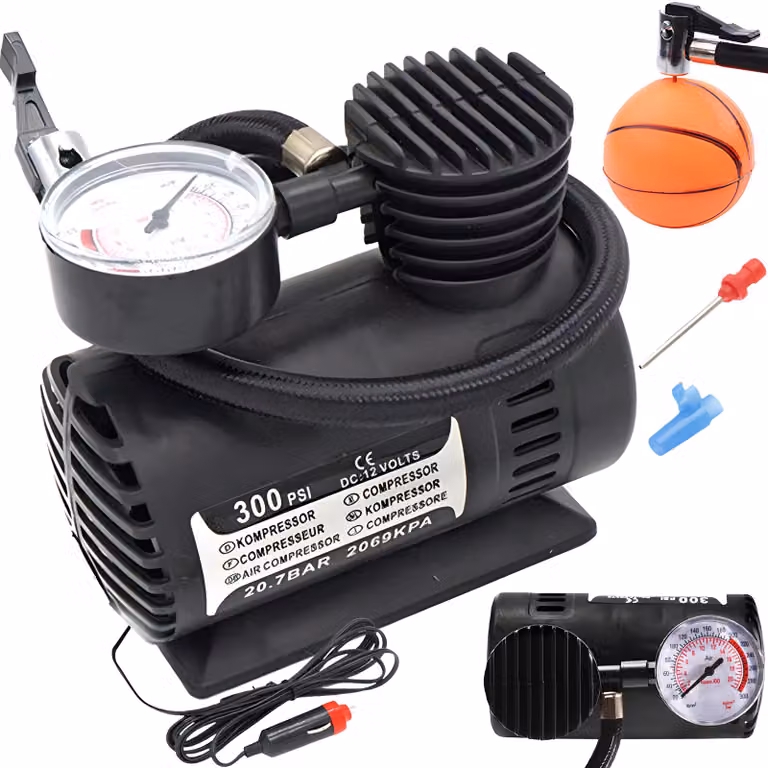 Compressore 12V Compressore pompa d'aria Aria compressa Pompa elettrica ad alta pressione Mini portatile DC Gonfiatore di pneumatici Gonfiatore di pneumatici guida Retoo